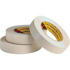 3M - 12" Wide x 60 Yd Long x 7.6 mil Tan Crepe Paper Masking Tape - Apex Tool & Supply