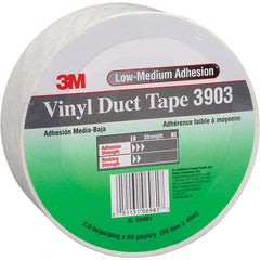 3M - 50 Yd x 49" x 6.5 mil Yellow Vinyl Duct Tape - Apex Tool & Supply