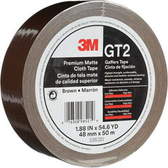 3M - 50m x 48mm x 11 mil Brown Cotton Cloth Gaffers Tape - Apex Tool & Supply