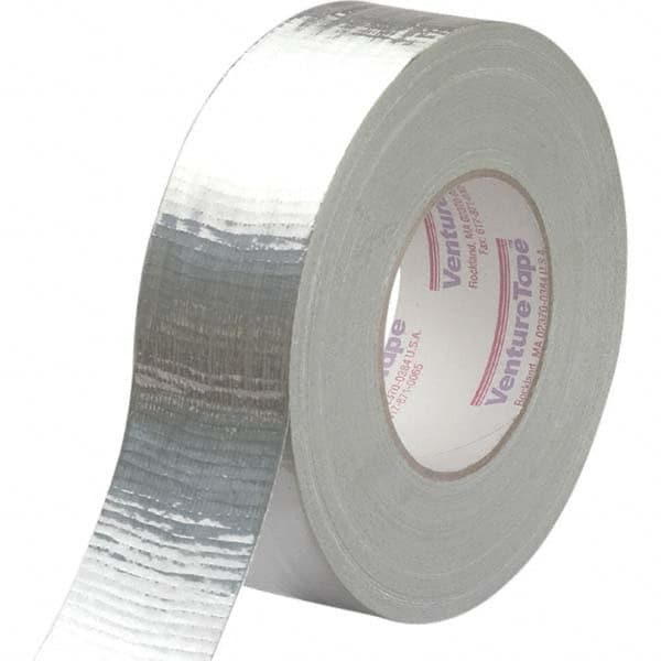 3M - 55m x 72mm x 11 mil Silver Polyethylene Cloth Duct Tape - Apex Tool & Supply