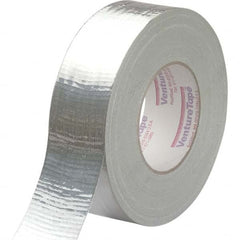 3M - 55m x 72mm x 11 mil Silver Polyethylene Cloth Duct Tape - Apex Tool & Supply