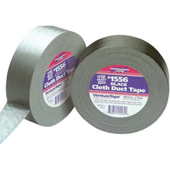 3M - 55m x 48mm x 12 mil Black Polyethylene Cloth Duct Tape - Apex Tool & Supply