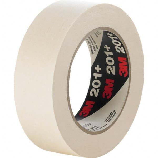 3M - 48mm Wide x 55 m x 4.4 mil Tan Crepe Paper Masking Tape - Apex Tool & Supply