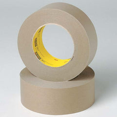3M - 144mm Wide x 55 m x 6.5 mil Medium Brown Crepe Paper Masking Tape - Apex Tool & Supply
