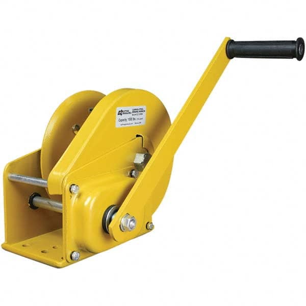 OZ Lifting Products - Winches Type: Brake Winch Line Pull Capacity (Lb.): 1,500 - Apex Tool & Supply