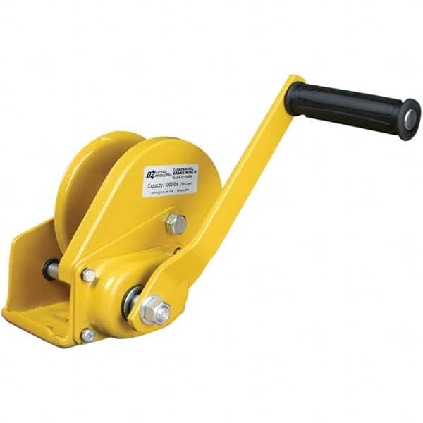 OZ Lifting Products - Winches Type: Brake Winch Line Pull Capacity (Lb.): 1,000 - Apex Tool & Supply