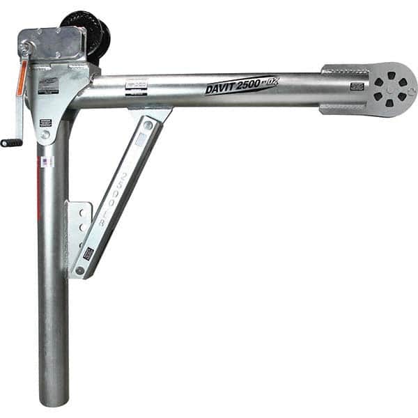 OZ Lifting Products - Davit Cranes Davit Crane Type: Spur Gear Capacity (Lb.): 2,500 - Apex Tool & Supply