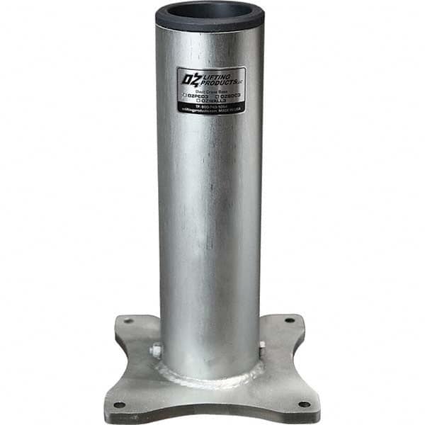 OZ Lifting Products - Davit Crane Bases Base Type: Pedestal Base Finish/Coating: Zinc Plated - Apex Tool & Supply