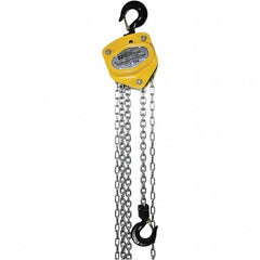 OZ Lifting Products - 2,000 Lb Capacity, 15' Lift Height, Manual Chain Hoist with Overload Protection - Apex Tool & Supply