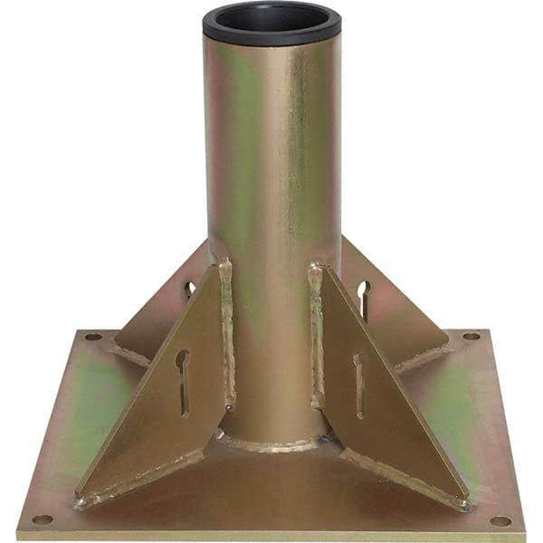 OZ Lifting Products - Davit Crane Bases Base Type: Pedestal Base Finish/Coating: Zinc Plated - Apex Tool & Supply