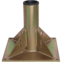 OZ Lifting Products - Davit Crane Bases Base Type: Pedestal Base Finish/Coating: Zinc Plated - Apex Tool & Supply