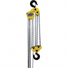 OZ Lifting Products - 20,000 Lb Capacity, 10' Lift Height, Manual Chain Hoist with Overload Protection - Apex Tool & Supply