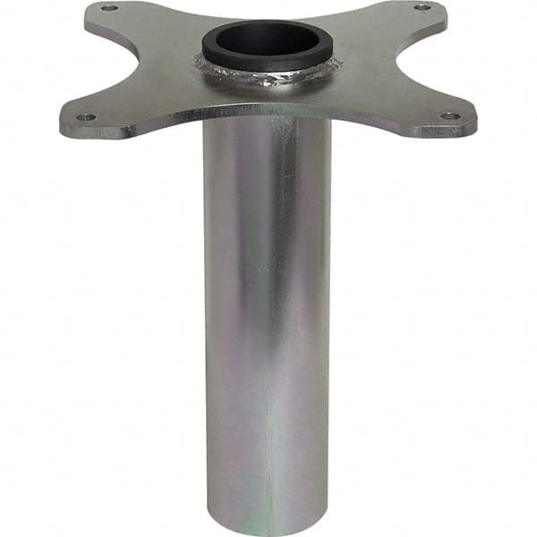 OZ Lifting Products - Davit Crane Bases Base Type: Socket Base Finish/Coating: Zinc Plated - Apex Tool & Supply
