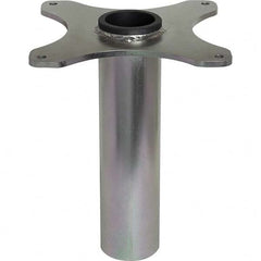 OZ Lifting Products - Davit Crane Bases Base Type: Socket Base Finish/Coating: Zinc Plated - Apex Tool & Supply