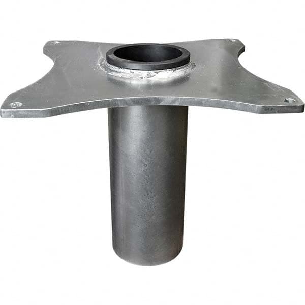 OZ Lifting Products - Davit Crane Bases Base Type: Socket Base Finish/Coating: Zinc Plated - Apex Tool & Supply