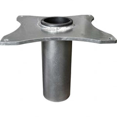 OZ Lifting Products - Davit Crane Bases Base Type: Socket Base Finish/Coating: Zinc Plated - Apex Tool & Supply