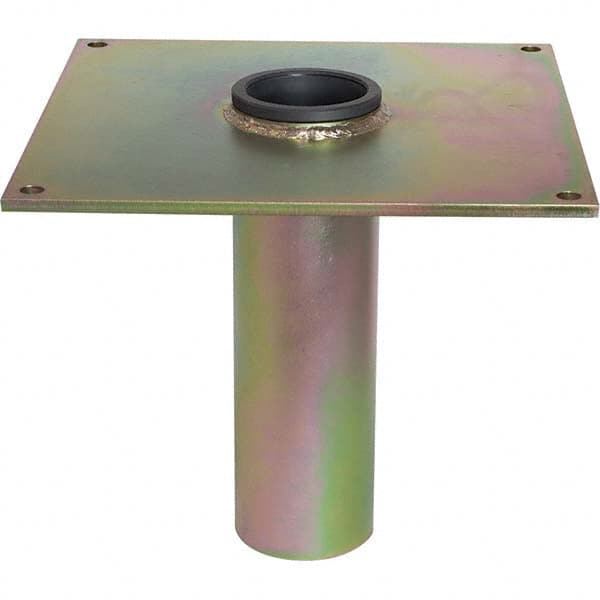 OZ Lifting Products - Davit Crane Bases Base Type: Socket Base Finish/Coating: Zinc Plated - Apex Tool & Supply