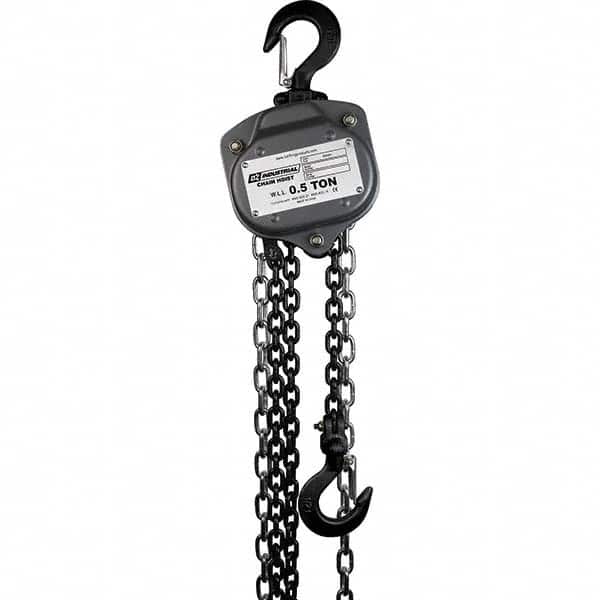 OZ Lifting Products - 1,000 Lb Capacity, 10' Lift Height, Chain Manual Hoist - Apex Tool & Supply