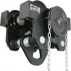 OZ Lifting Products - Trolleys Type: Geared Beam Trolley Load Capacity (Lb.): 20,000.000 - Apex Tool & Supply