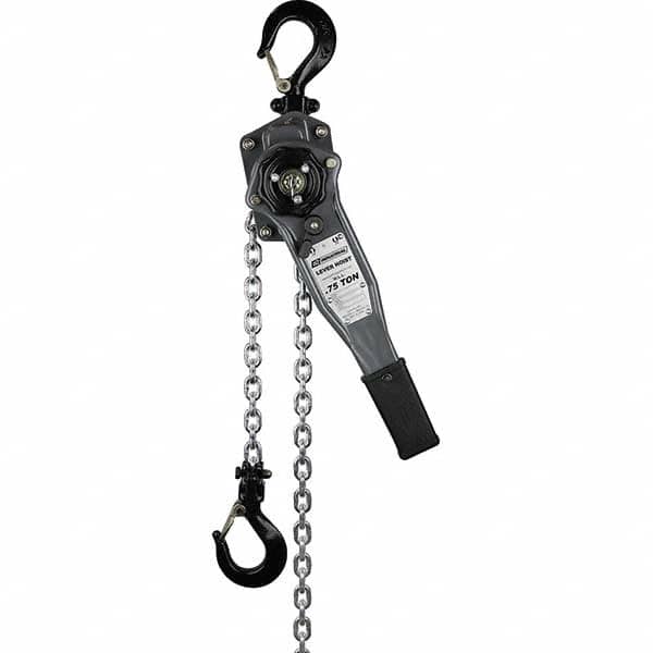 OZ Lifting Products - 1,500 Lb Capacity, 15' Lift Height, Chain Manual Lever Hoist - Apex Tool & Supply