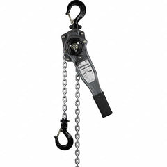 OZ Lifting Products - 1,500 Lb Capacity, 5' Lift Height, Chain Manual Lever Hoist - Apex Tool & Supply