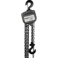 OZ Lifting Products - 2,000 Lb Capacity, 20' Lift Height, Chain Manual Hoist - Apex Tool & Supply