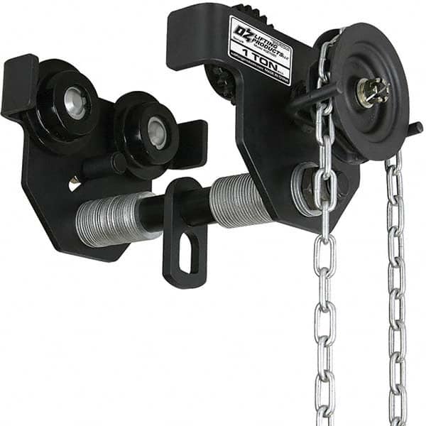 OZ Lifting Products - Trolleys Type: Geared Beam Trolley Load Capacity (Lb.): 2,000.000 - Apex Tool & Supply