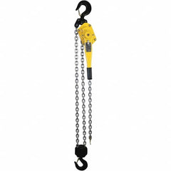 OZ Lifting Products - 12,000 Lb Capacity, 20' Lift Height, Chain Lever Hoist with Overload Protection - Apex Tool & Supply