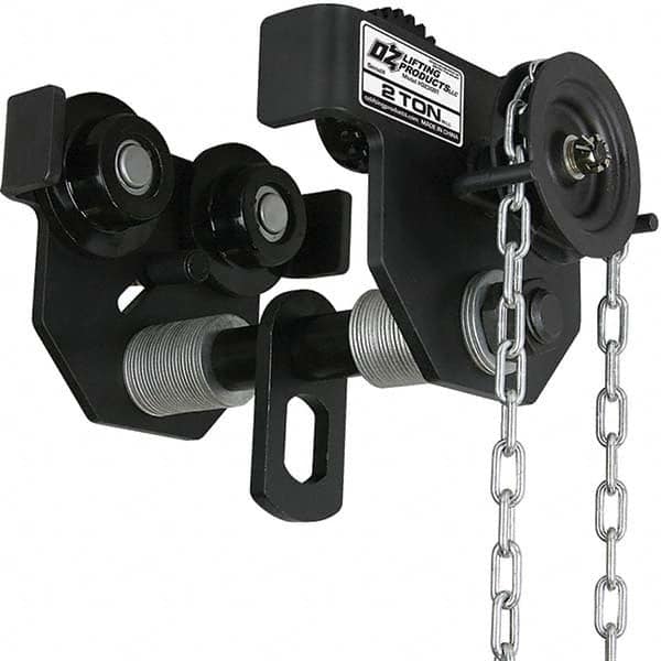 OZ Lifting Products - Trolleys Type: Geared Beam Trolley Load Capacity (Lb.): 4,000.000 - Apex Tool & Supply