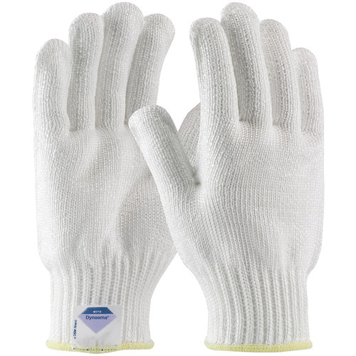 ‎17-D350/XL Gloves Made w/Dyneema - Filament Yarns with Dyneema - 7 Gg - Heavy Weight - White - ANSI3 - Exact Industrial Supply