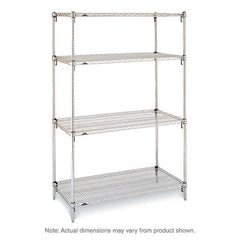 Metro - 2,000 Lb Capacity 4 Shelf Wire Shelving - Starter Unit - Apex Tool & Supply