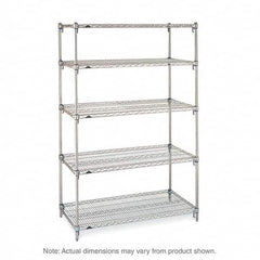 Metro - 2,000 Lb Capacity 5 Shelf Wire Shelving - Starter Unit - Apex Tool & Supply
