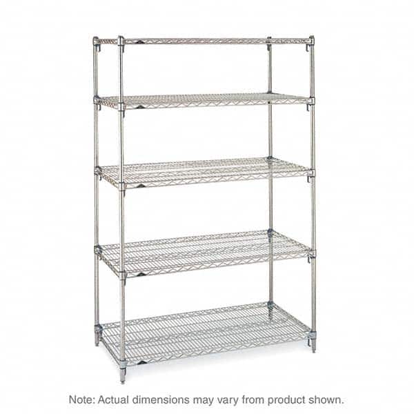 Metro - 2,000 Lb Capacity 5 Shelf Wire Shelving - Starter Unit - Apex Tool & Supply