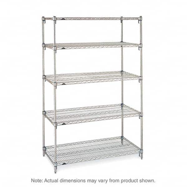 Metro - 2,000 Lb Capacity 5 Shelf Wire Shelving - Starter Unit - Apex Tool & Supply