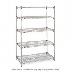 Metro - 2,000 Lb Capacity 5 Shelf Wire Shelving - Starter Unit - Apex Tool & Supply