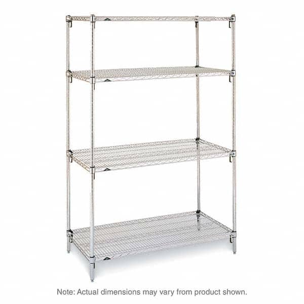 Metro - 2,000 Lb Capacity 4 Shelf Wire Shelving - Starter Unit - Apex Tool & Supply