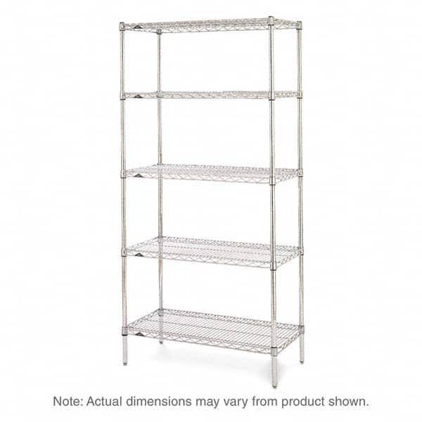 Metro - 2,000 Lb Capacity 5 Shelf Wire Shelving - Starter Unit - Apex Tool & Supply