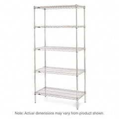 Metro - 2,000 Lb Capacity 5 Shelf Wire Shelving - Starter Unit - Apex Tool & Supply