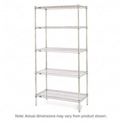 Metro - 2,000 Lb Capacity 5 Shelf Wire Shelving - Starter Unit - Apex Tool & Supply