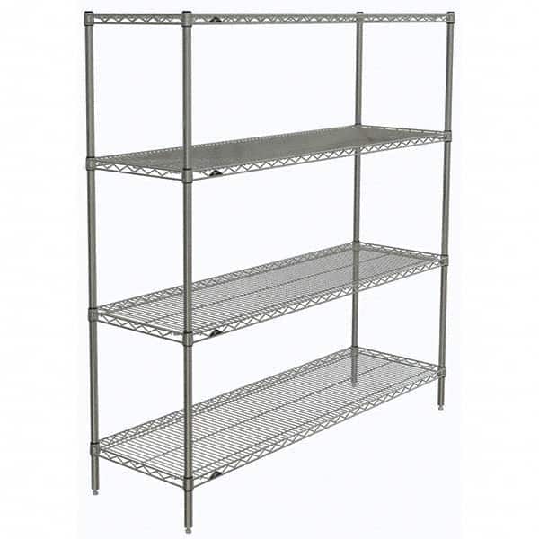 Metro - 2,000 Lb Capacity 4 Shelf Wire Shelving - Starter Unit - Apex Tool & Supply