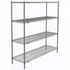 Metro - 2,000 Lb Capacity 4 Shelf Wire Shelving - Starter Unit - Apex Tool & Supply