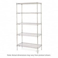 Metro - 2,000 Lb Capacity 5 Shelf Wire Shelving - Starter Unit - Apex Tool & Supply