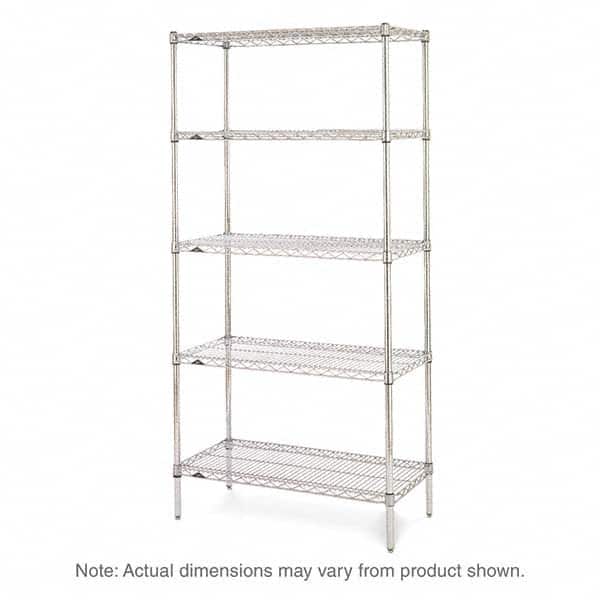 Metro - 2,000 Lb Capacity 5 Shelf Wire Shelving - Starter Unit - Apex Tool & Supply