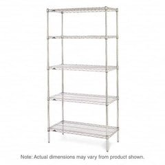 Metro - 2,000 Lb Capacity 5 Shelf Wire Shelving - Starter Unit - Apex Tool & Supply