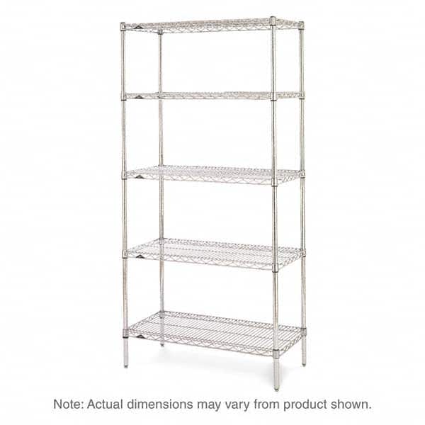 Metro - 2,000 Lb Capacity 5 Shelf Wire Shelving - Starter Unit - Apex Tool & Supply