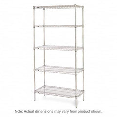 Metro - 2,000 Lb Capacity 5 Shelf Wire Shelving - Starter Unit - Apex Tool & Supply