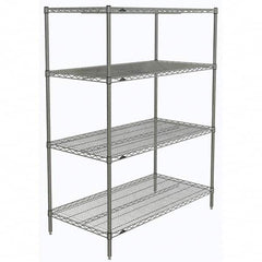 Metro - 2,000 Lb Capacity 4 Shelf Wire Shelving - Starter Unit - Apex Tool & Supply