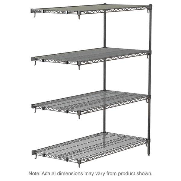 Metro - 2,000 Lb Capacity 4 Shelf Wire Shelving - Add-On Unit - Apex Tool & Supply