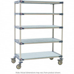 Metro - Plastic Shelving Type: Structural Plastic Open Shelving Shelf Capacity (Lb.): 750 - Apex Tool & Supply