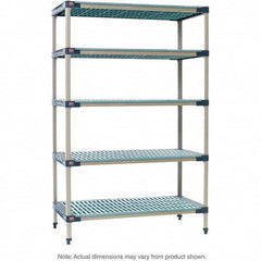 Metro - Plastic Shelving Type: Structural Plastic Open Shelving Shelf Capacity (Lb.): 2,000 - Apex Tool & Supply